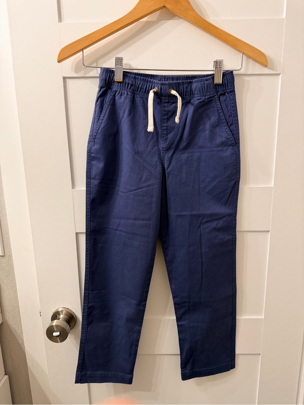 NWOT - Never Worn Primary Brand Kids stretch chino drawstring pant, size 8
